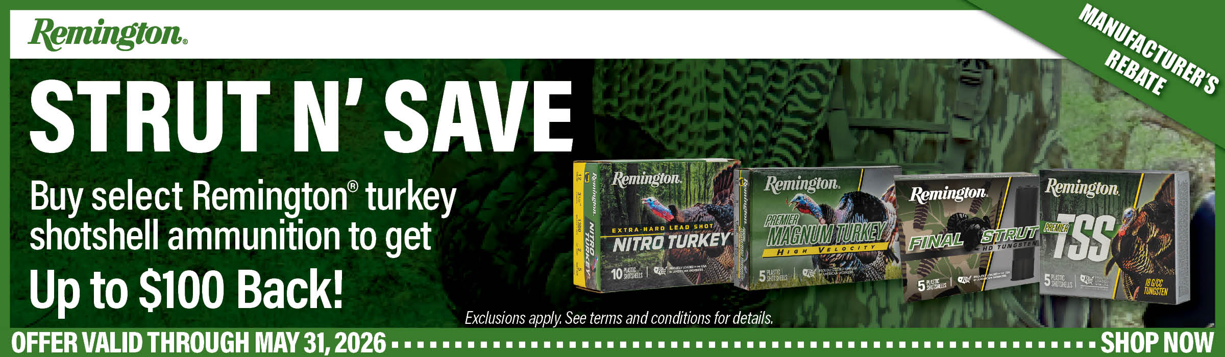 Remington Strut N Save Rebate